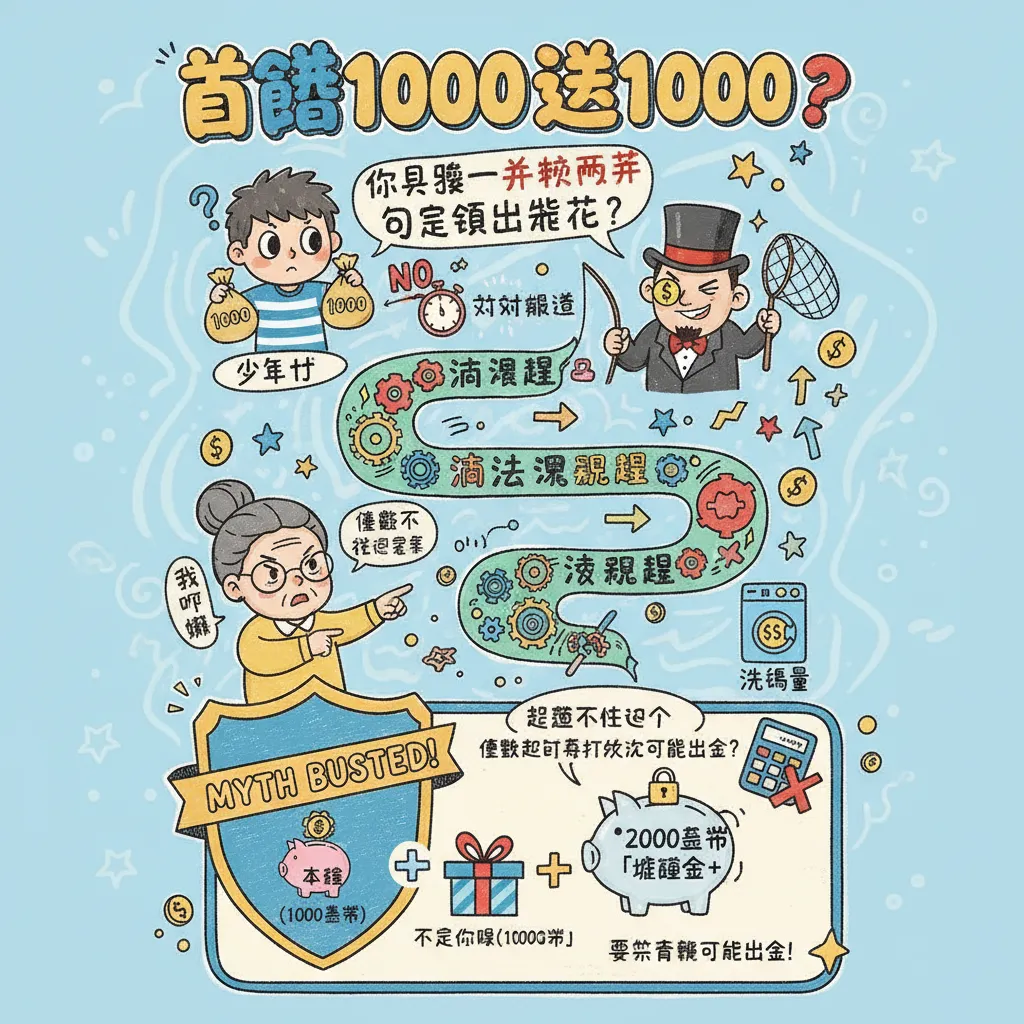 想領首儲1000送1000？先搞懂有效投注與洗碼量要求
