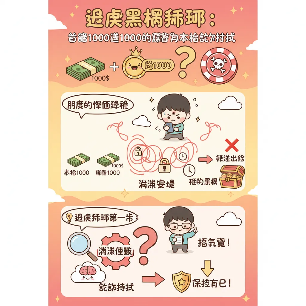 避開黑網陷阱：首儲1000送1000的獎金與本金計算技巧