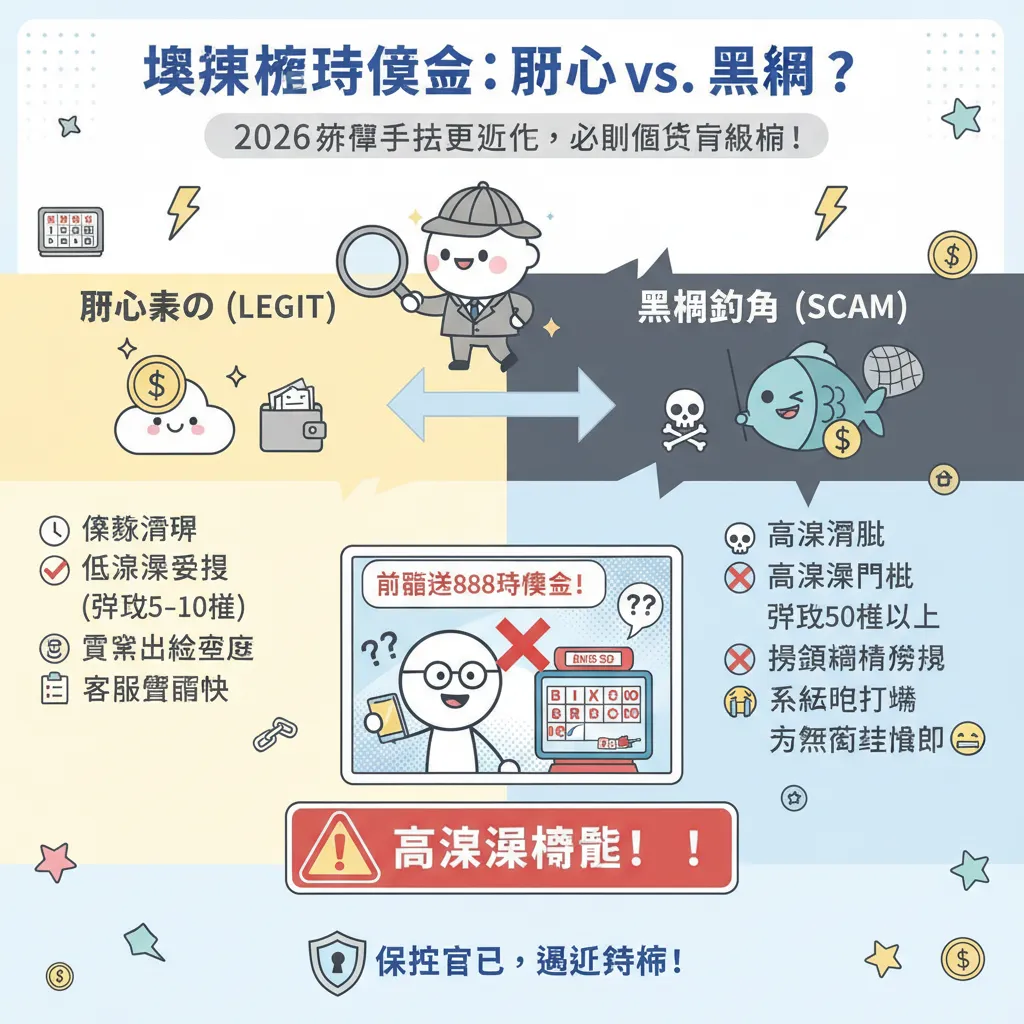 避開黑網陷阱！如何判斷娛樂城試玩金是否正規
